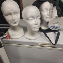 Styrofoam Mannequin Heads