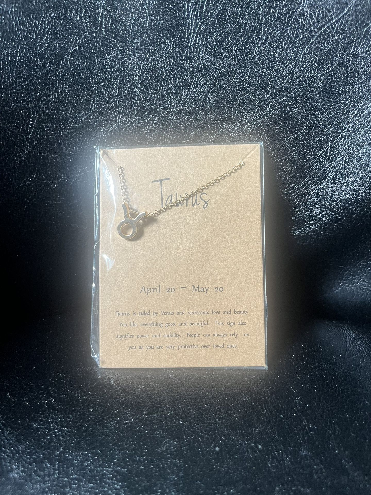 Taurus Horoscope Necklace