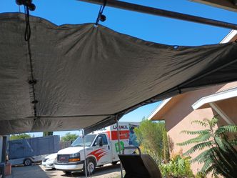 Heavy duty 10 by 20 ft. Canopy, heavy duty metal bars,