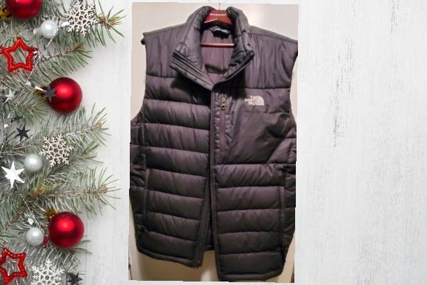 Men's Northface Down Vest XL Black