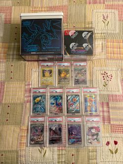 POKEMON TCG PHANTASMAL FLAMES BOOSTER BOX ELITE TRAINER BOX ETB PSA 10 BECKETT BGS BLACK LABEL PIKACHU CHARIZARD DBZ ONE PIECE MARVEL DC COMICS DISNEY