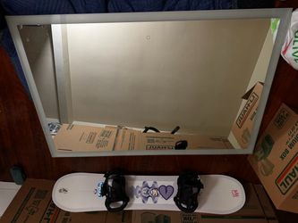 Vanity mirror with lights 56x36