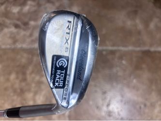 NEW Cleveland RTX 6 Tour Rack ZipCore 60.06 Lob Wedge KBS Hi-Rev Steel RH Raw