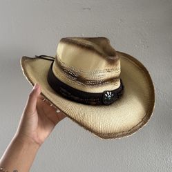 Brown Cowgirl Hat 