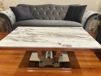 Rectangle Marble Coffee Table