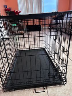 Wire dog kennel