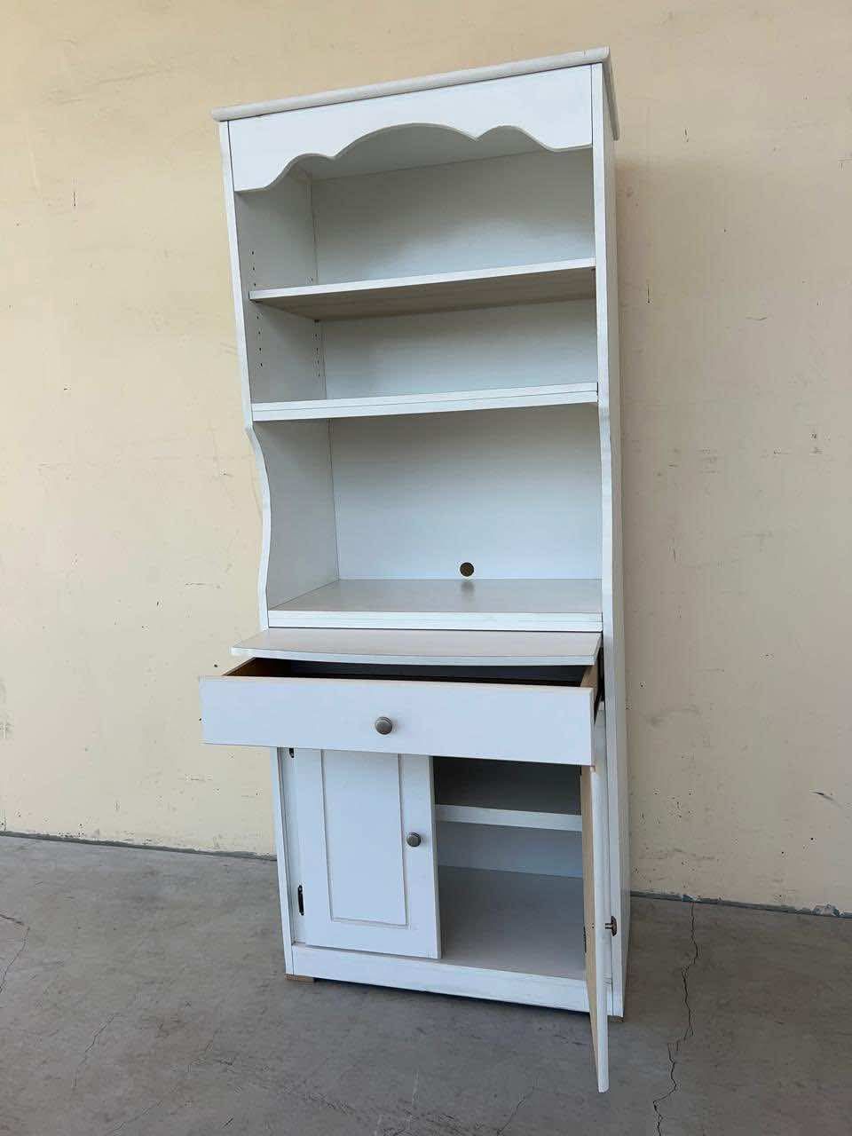 Tall White Kitchen Cabinet