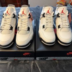 Jordan 4 White Cement Sz 13M & 12M