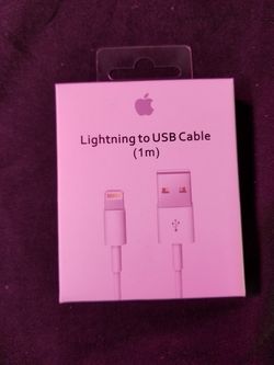 APPLE LIGHTNING TO USB CABLE ORIGINAL FOR IPHONE BRAN NEW IN BOX