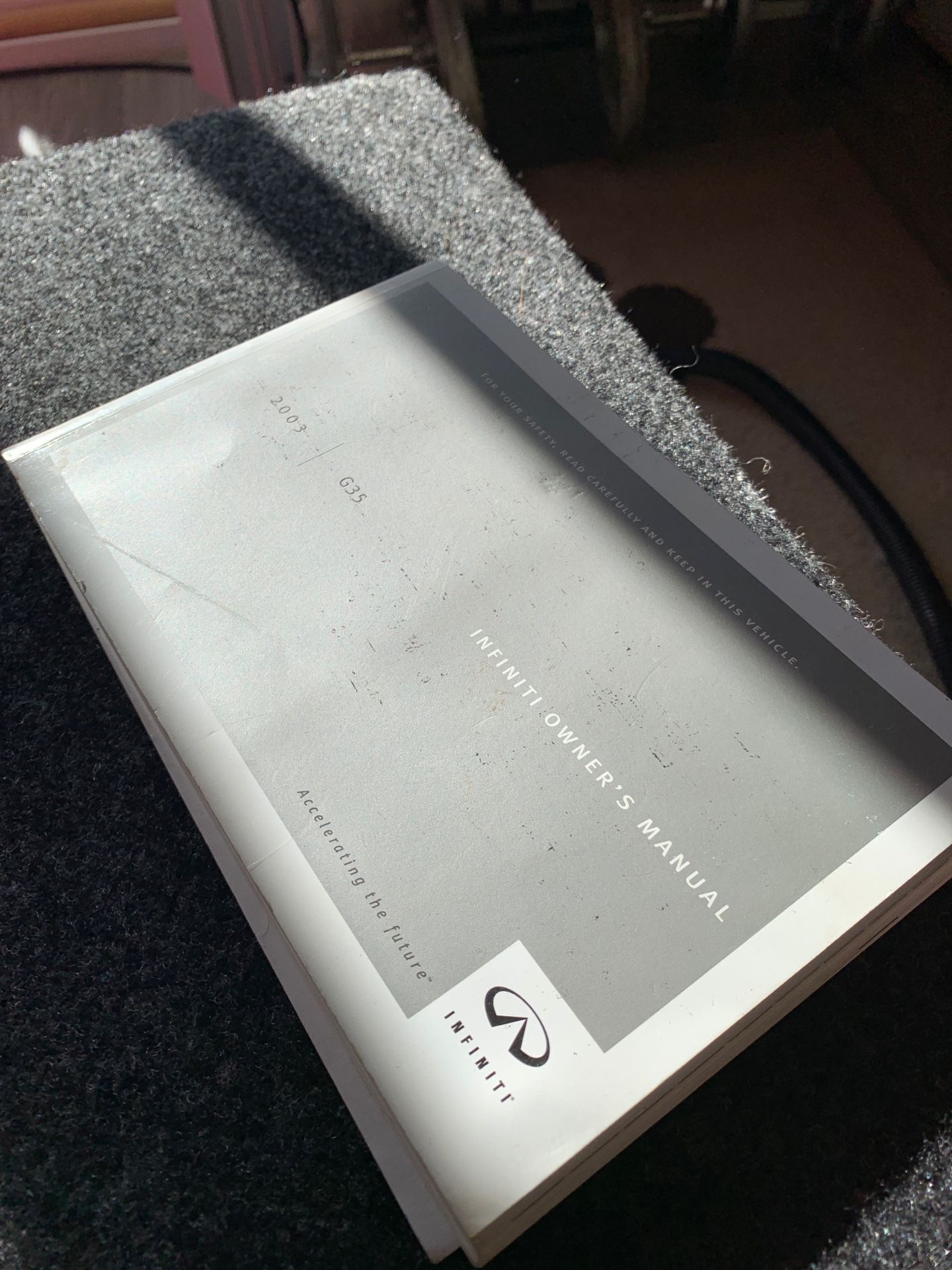 2003 Infiniti owners manual