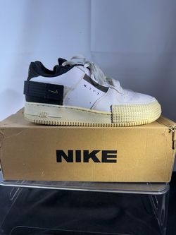 Nike Air Force 1 Type N.354 GS White Volt Black Sneakers Size 6.5Y – 2019