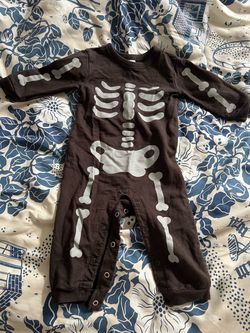 Carters baby boy skeleton outfit