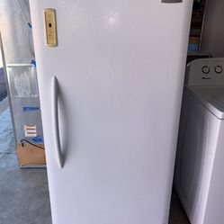 White Frigidaire Standing Freezer