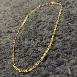 18kt Gold Chain 3mm 19” 7g