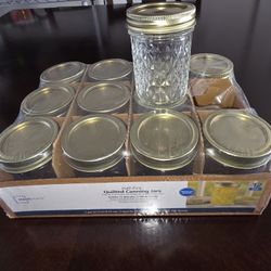 Dozen Half Pint Mason Jars 
