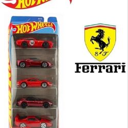 Hot Wheels Ferrari 5 Pack 
