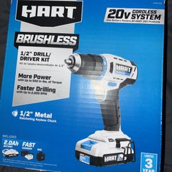 Hart brushless 1/2 drill bit 20v cordless