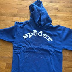 Blue And White Sp5der Size M
