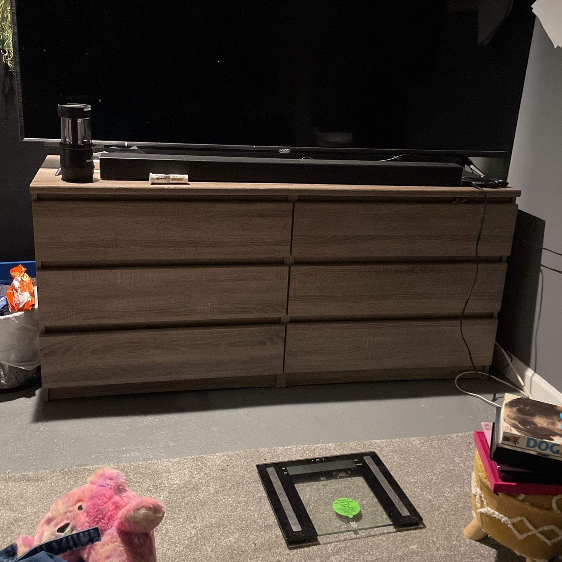 Tan Dresser
