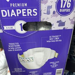 Premium diapers size 1