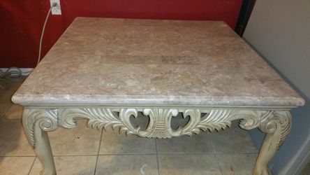 Marble coffee table