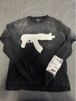Starchive Studios Black Long Sleeve Graphic Shirt
