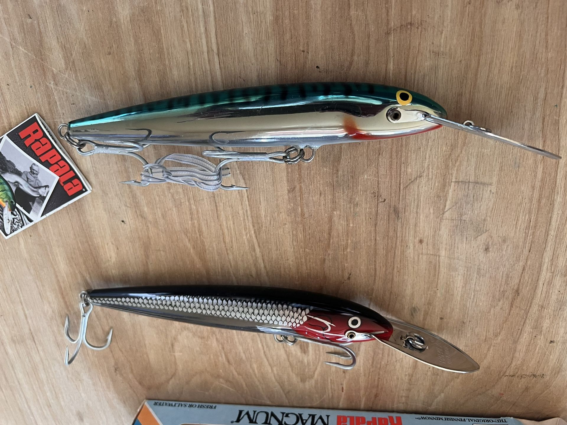 2 Stainless Magnum CD-18 Rapala Trolling Lures, Baja Tuna, Wahoo,  Yellowtail Trolling Lures, New for Sale in Los Angeles, CA - OfferUp