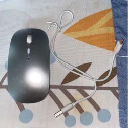 Wireless Mouse With Connection Wire