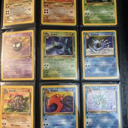 1st Edition Vintage Pokemon jungle, Fossil And Base