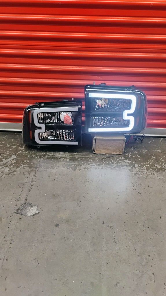 LED Headlights for Ford F250 F350 F450 F550 Super Duty 2005_2007