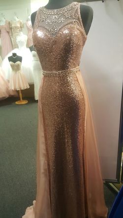 Rose gold dress