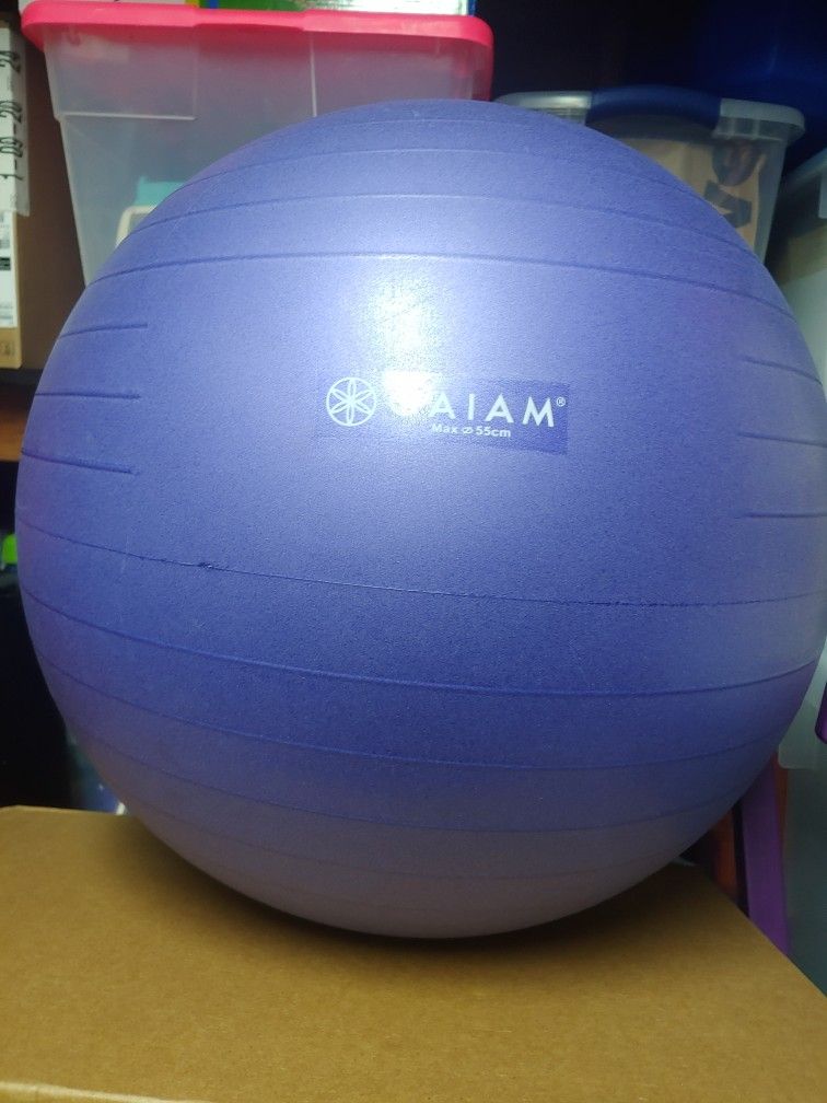 Purple Gaiam Exercise Ball
