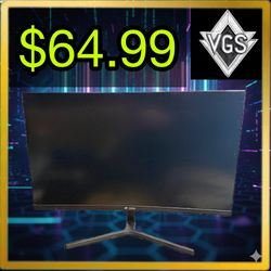 *GAMING* CRUA Curved 24” Gaming Monitor (LED Display) (needs power cord)