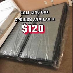 Cali king / eastern king box Springs