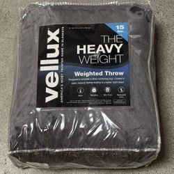 NEW Holiday Winter Xmas Christmas 15 Ibs Weighted Blanket Plush Ultra Soft Warm Gray Grey