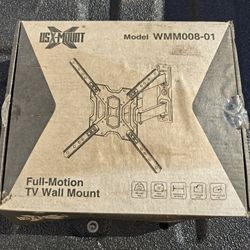 USX Mount Full Motion TV Wall Mount - Supports 23"-55" TV And Up To 77lbs