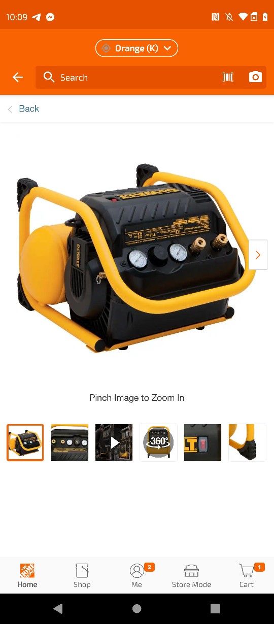 Air Compressor Dewalt