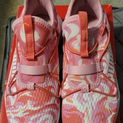 Girls Brand New Puma Sneakers, Size 2, Soft Foam