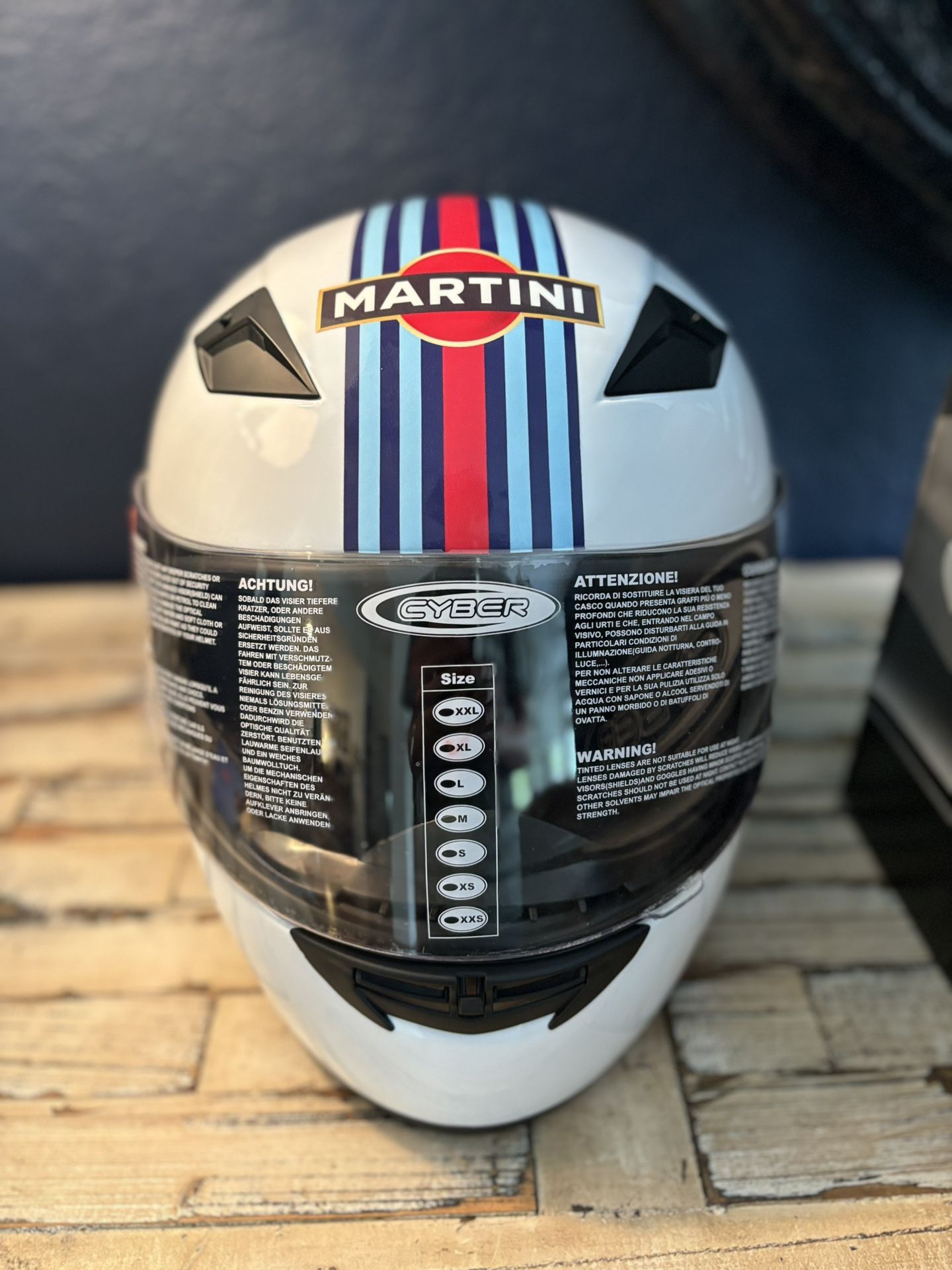 Martini And Rossi Racing Helmet 