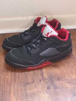 Jordan 5 low Retro Red And 8