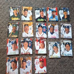 Baseball Cards Good Condition There's 224 All For $45.00.