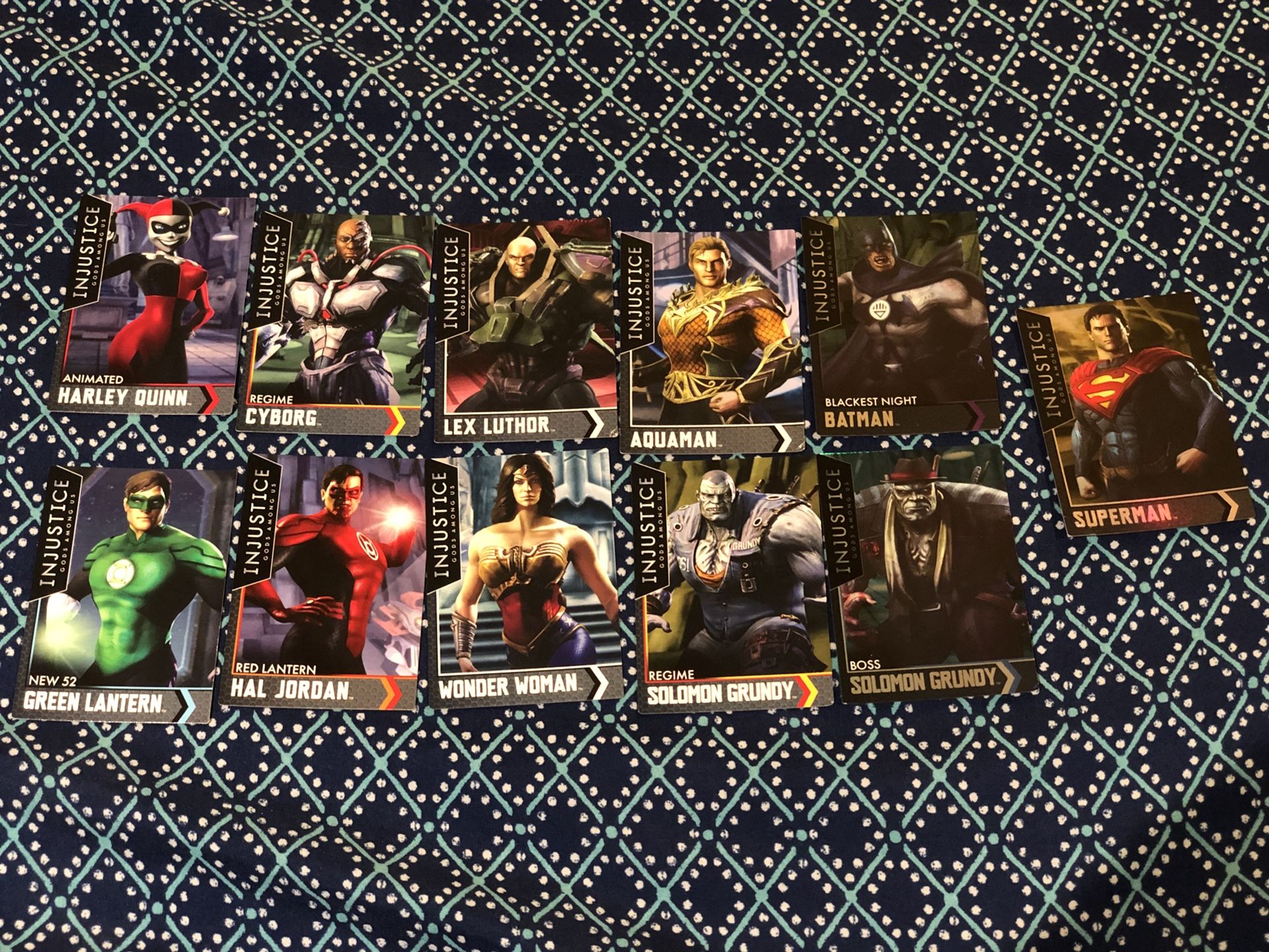 DC Comics Injustice D&B Batman, Superman Cards