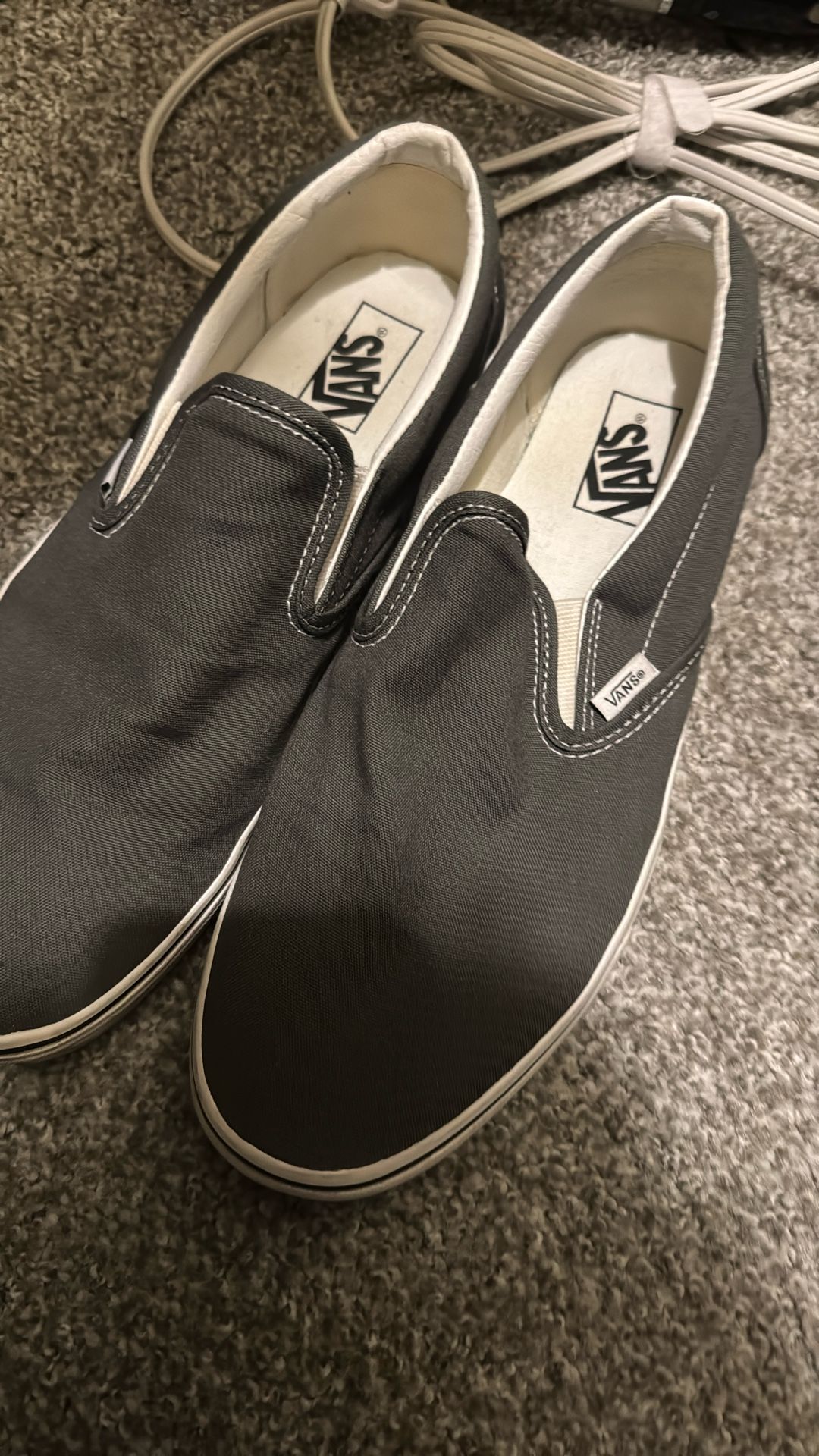 Grey Slip On Vans