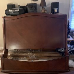 Queen Cherrywood Bed  Frame 
