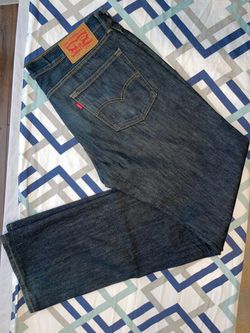 Levi’s 514 Straight Leg Dark Wash Jeans Men’s W34 X L34 Classic Fit