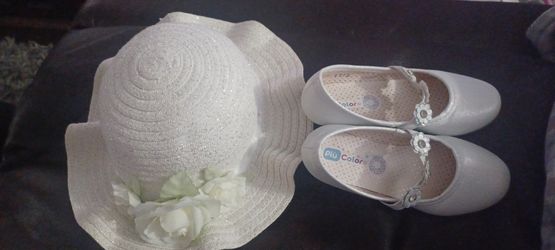 Zapatos Y Sombrero De Niña