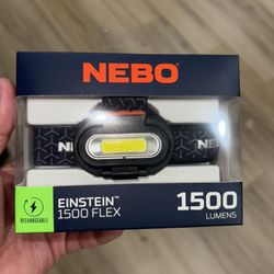 NEBO EINSTEIN 1500 FLEX. Rechargeable.” Brand New.” 