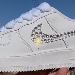Custom Air Force 1’s w/ Swarovski Elements