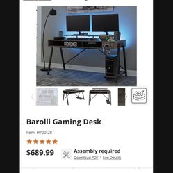 GAMING DESK - BRAND NEW, UNOPENED!!!