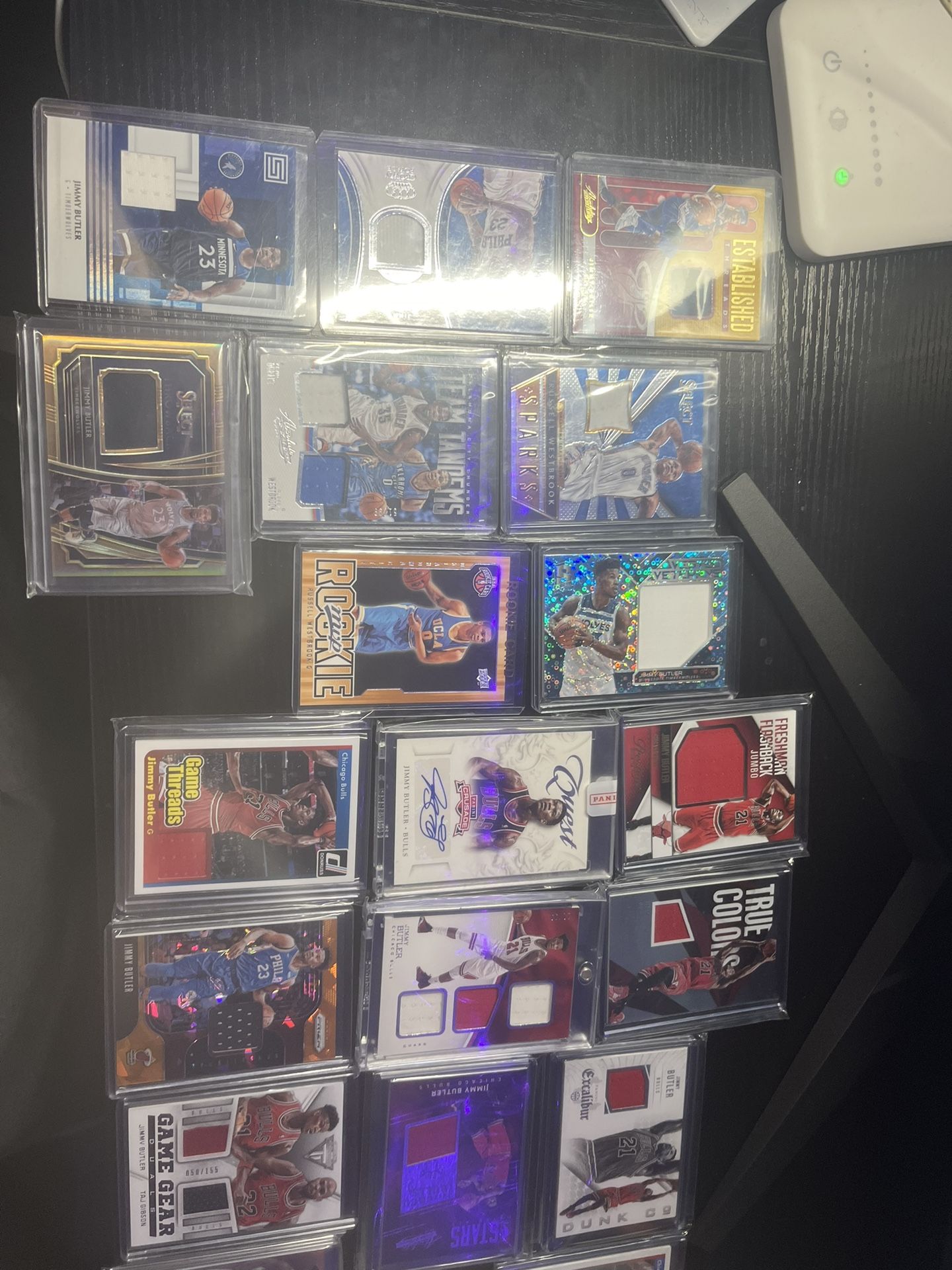 russel westbrook and jimmy butler bball cards